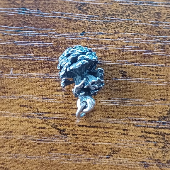 Vintage James Avery Pine Cone Charm Sterling Silver Retired Not Signed - Picture 5 of 6